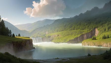 03462-3738442171-ConceptArt, scenery, no humans, cloud, mountain, sky, nature, waterfall, outdoors, water, tree, landscape, forest, river, fog, p.png